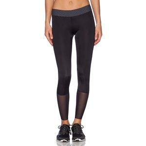 NEW! OLYMPIA leggings with mesh detail. Black. S